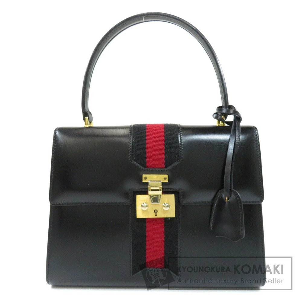 Gucci leather handbag motif
